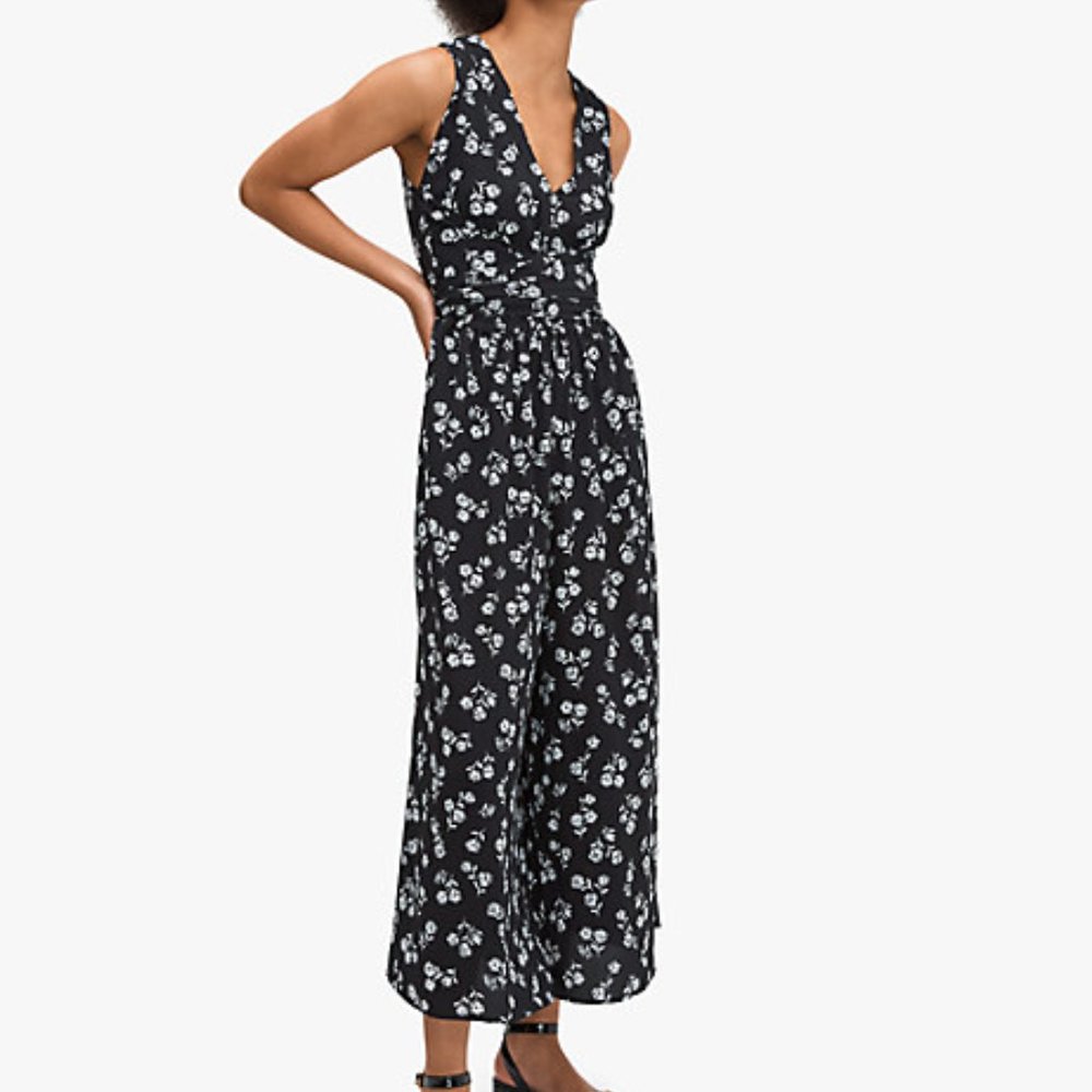 kate spade |  dandelion floral jumpsuit